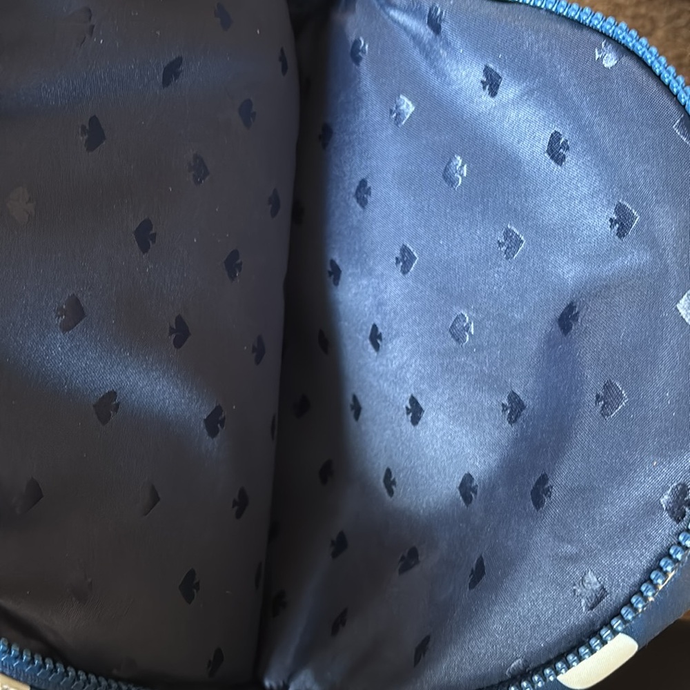 Kate Spade Navy and White Polka Dot Backpack - Picture 11 of 13